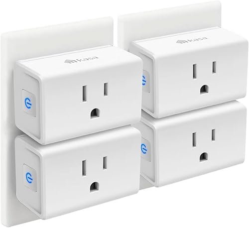 Kasa Smart Plug Mini 15A, 4-Pack
