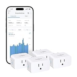 Kasa Smart Plug Mini 15A, 4-Pack