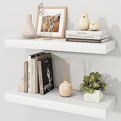 Greenco 3-Tier Floating Wall Shelves